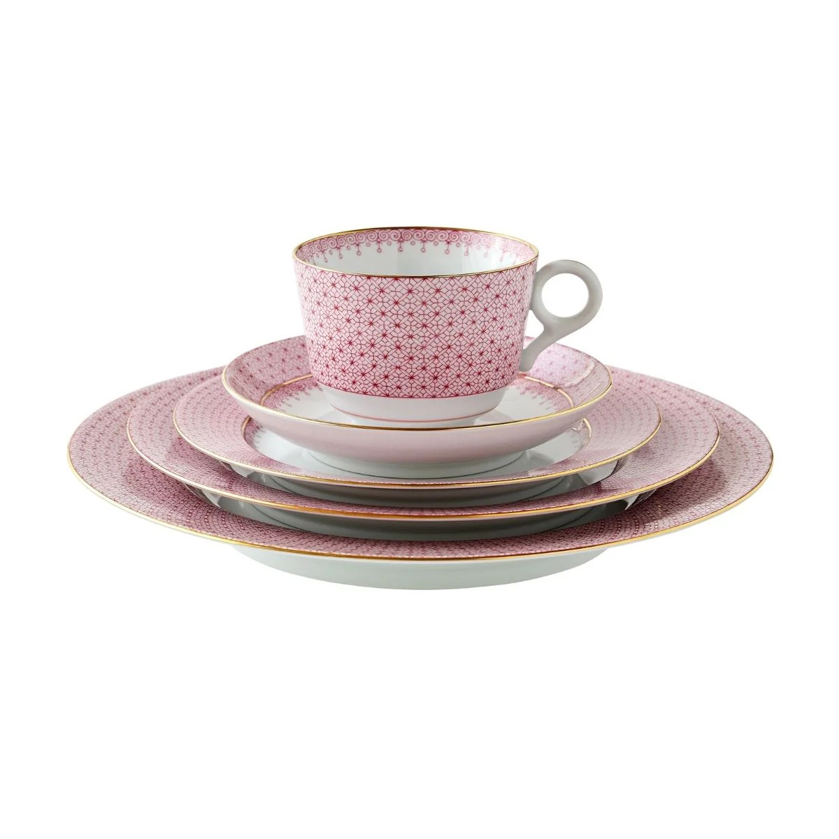 Rose Lace 5 Piece Place Setting | Caitlin Wilson Design