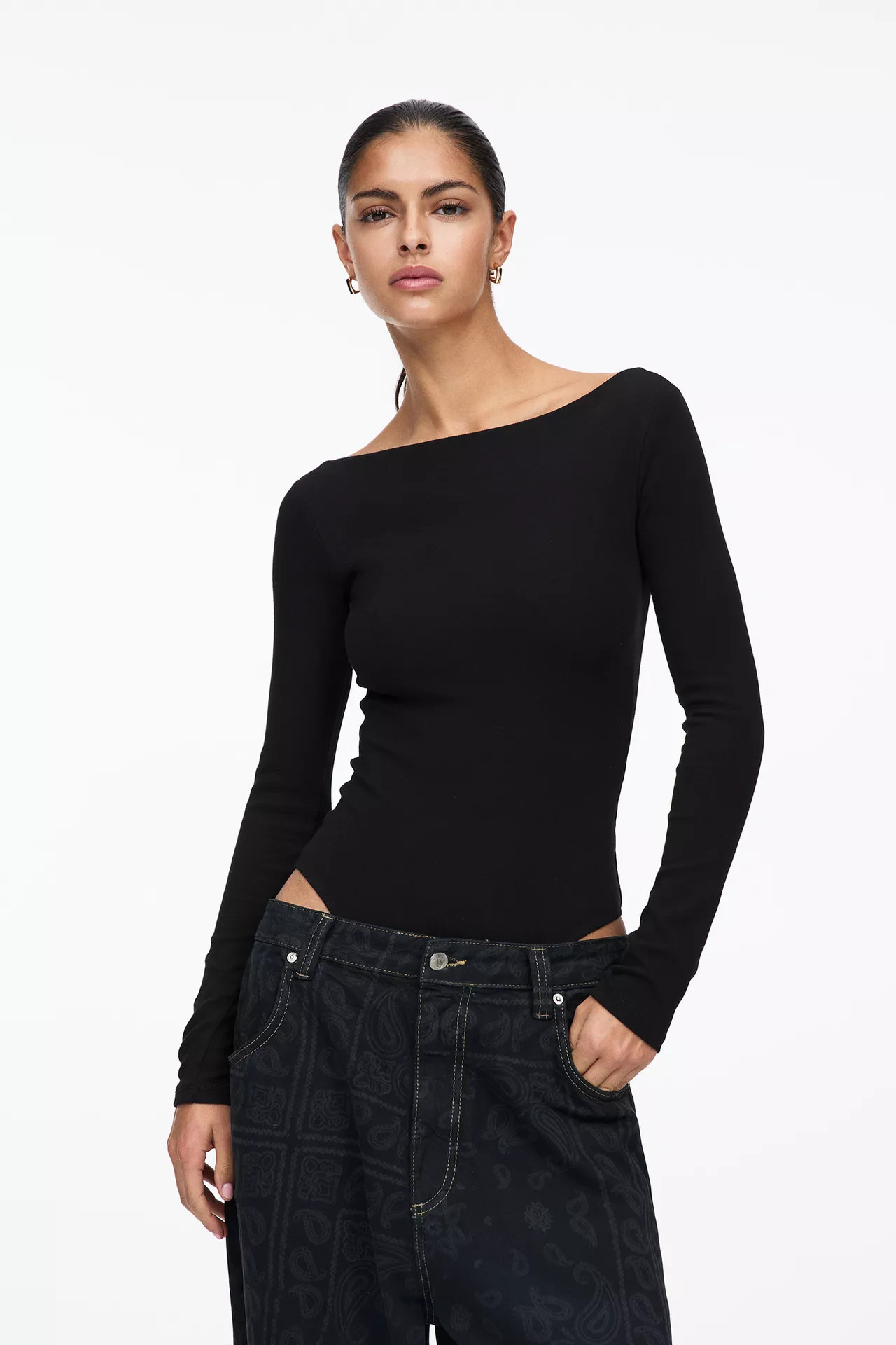 Long sleeve bodysuit | PULL and BEAR UK