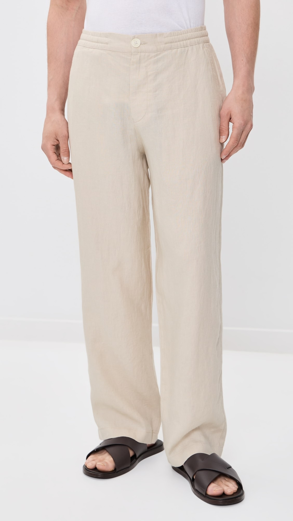 Glencoe Washed Linen Relaxed Trousers | Shopbop