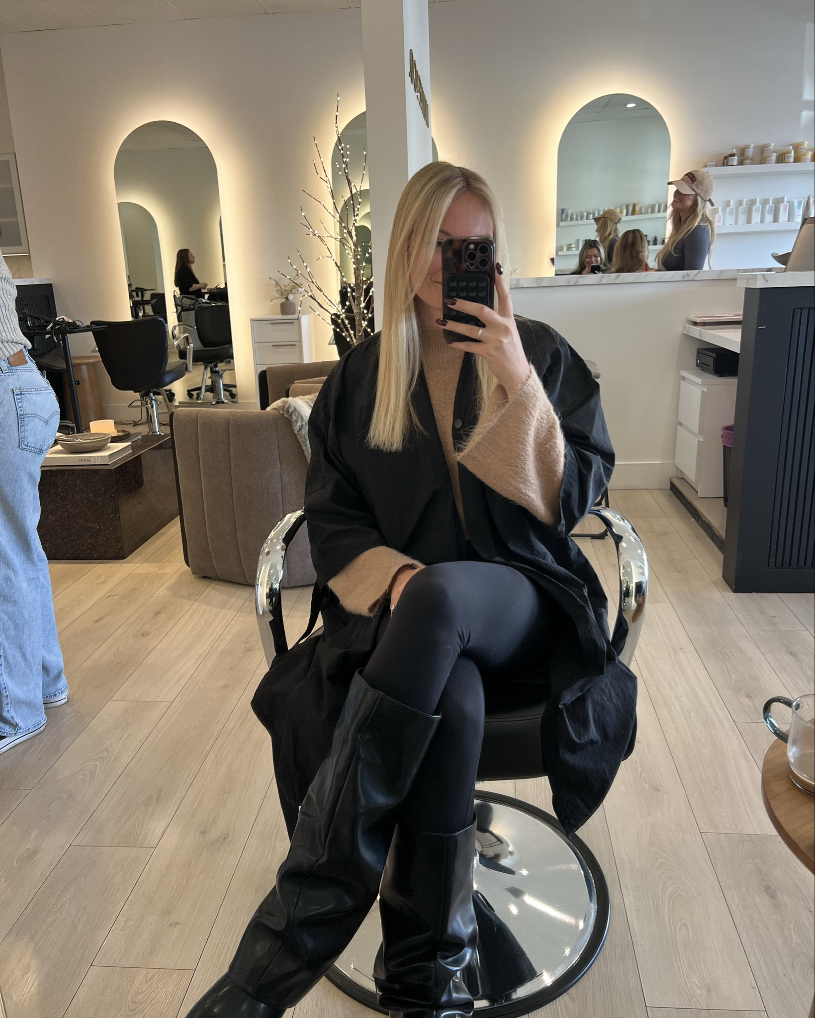 These boots are my whole personality #ootd 

#LTKWorkwear #LTKFindsUnder100 #LTKootd