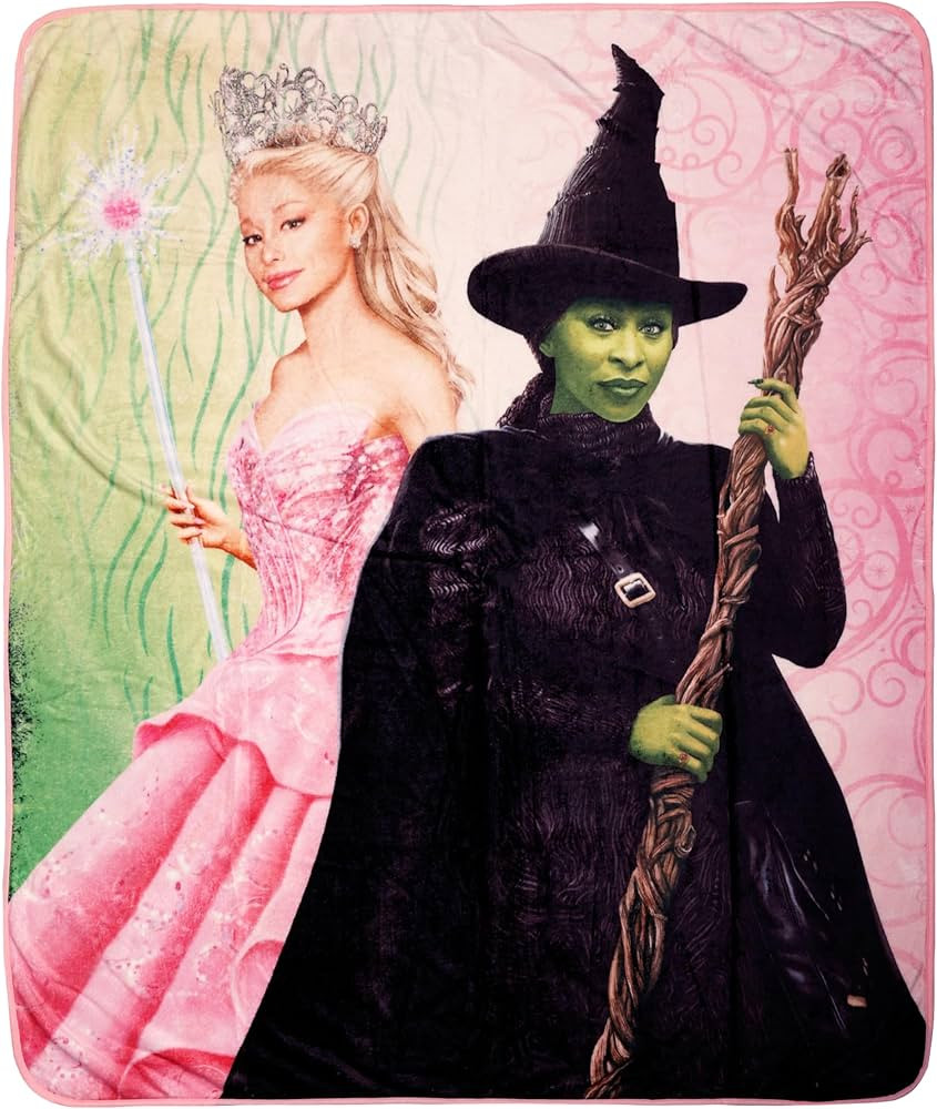 Wicked Movie Kids Fleece Blanket EXPRESSIONS Throw for Toddlers Teen, All Season Super Soft Comfy... | Amazon (CA)