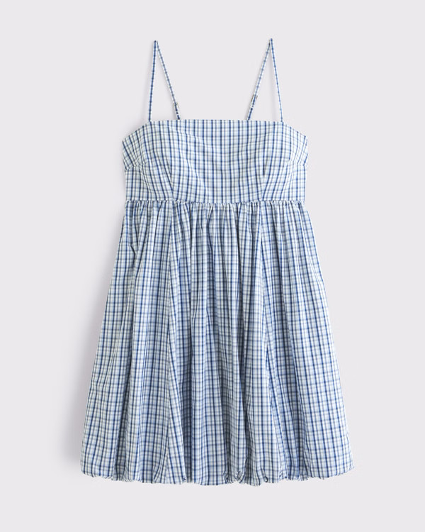 Women's Babydoll Bubble Hem Mini Dress | Women's Clearance | Abercrombie.com | Abercrombie & Fitch (US)