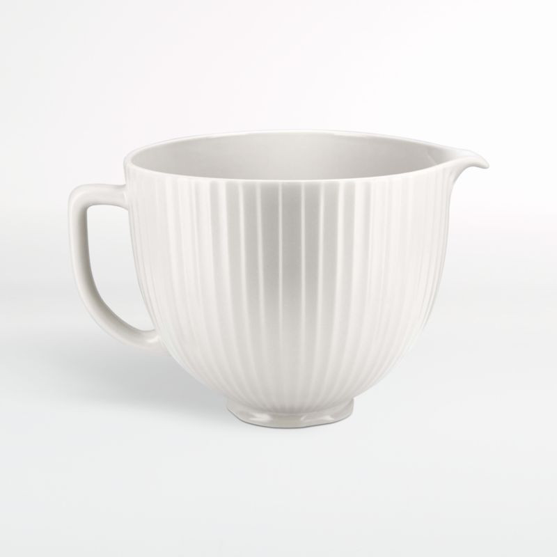 KitchenAid 5-Quart Classic Column Ceramic Bowl + Reviews | Crate and Barrel | Crate & Barrel
