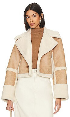 Tularosa Cindi Jacket in Hazelnut Brown from Revolve.com | Revolve Clothing (Global)