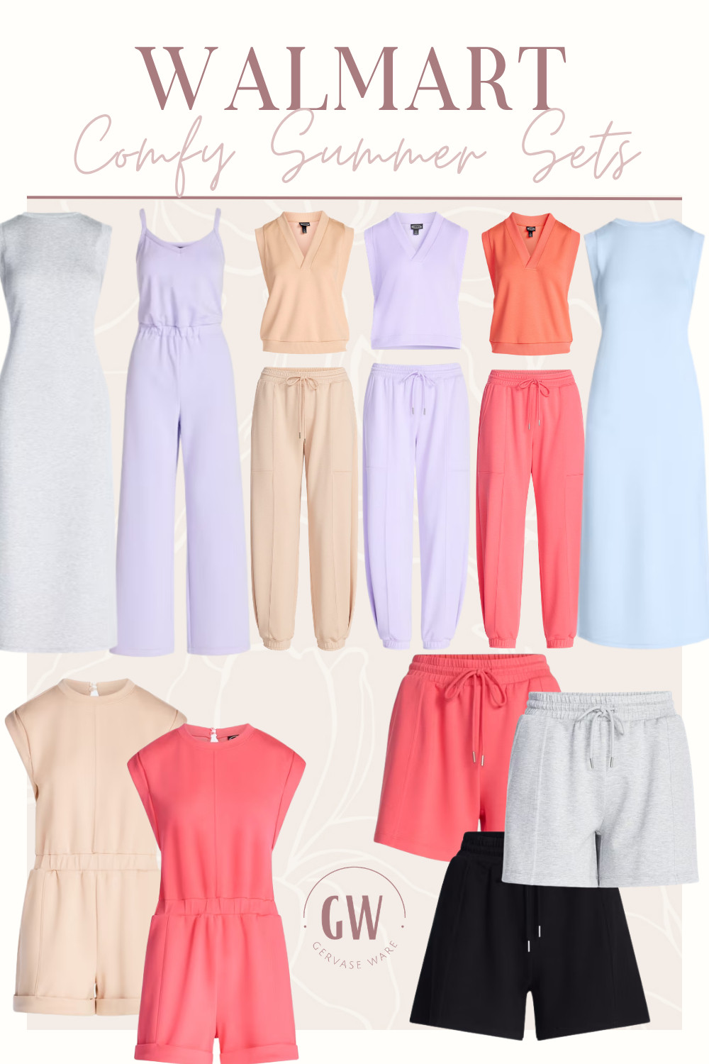 Walmart understood the assignment with these comfy summer sets ☀️✨ They're the kind of outfits you can throw on and instantly look put together. Cute, comfy, and perfect for busy summer days! Which set is your favorite? 🛍️💛 

 #LTKdayinmylife #LTKgrwm #LTKootd