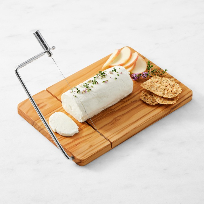 Olivewood Cheese Board with Slicer | Williams-Sonoma