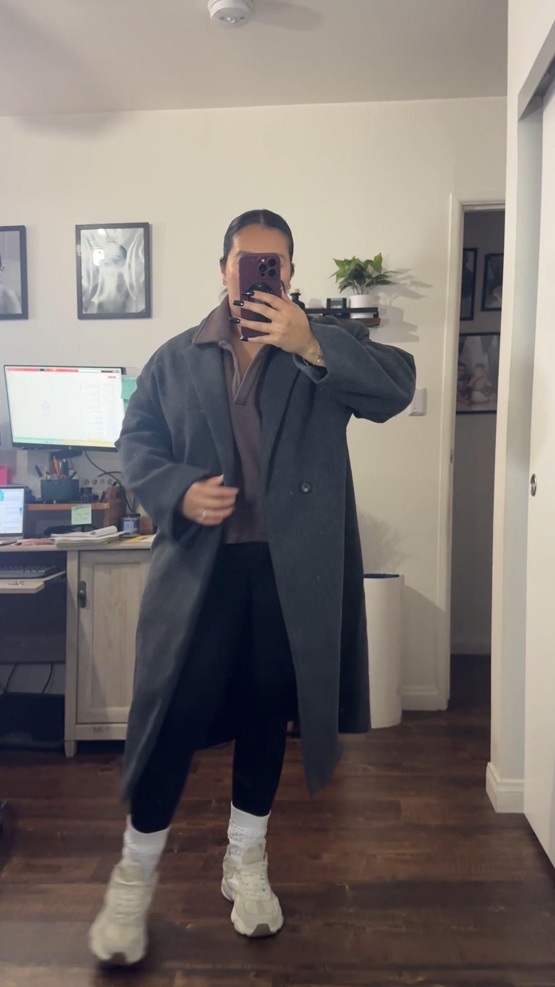 What I wore for morning school drop offs. The mornings have been colder and I love it. I threw on an easy quarter zip sweater and added a trench coat for warmth and to elevate the look. 

Trench coat- large / runs big / good quality / keeps you warm 
Leggings - medium / tts / super comfortable/ squat proof 


Winter outfit 
Winter coat 
Midsize fashion 
Midsize outfit 
Mom outfit idea 
Travel outfit 
Airport outfit 
Casual style 
School drop off outfit 


#LTKootd #LTKPetite #LTKMidsize