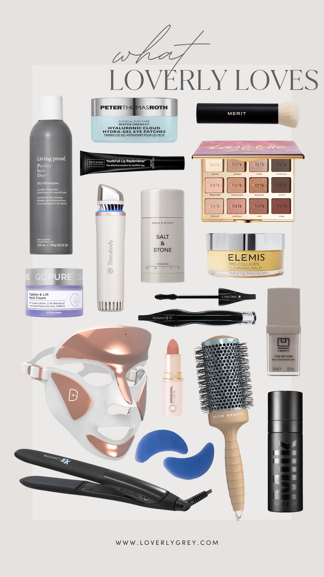 Truly some of my favorite hair, skincare, and beauty finds! I have been using several of these products for years - highly recommend!

Loverly Grey, u beauty, skincare, make up, red light mask, hair brush, mascara, lip, eye patches, eye shadow 

 #LTKBeauty
