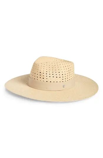 Women's Rag & Bone Lacey Wide Brim Panama Hat, Size Small/Medium - Brown | Nordstrom