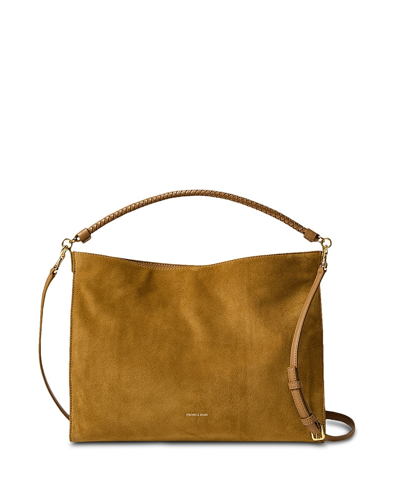 Veronica Beard Vida Medium Suede Shoulder Bag | Bloomingdale's (US)