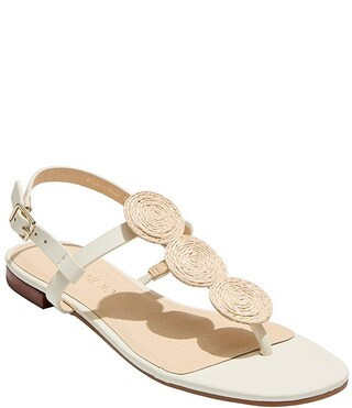Jack Rogers Worth Raffia Flat Sandals | Dillard's | Dillard's