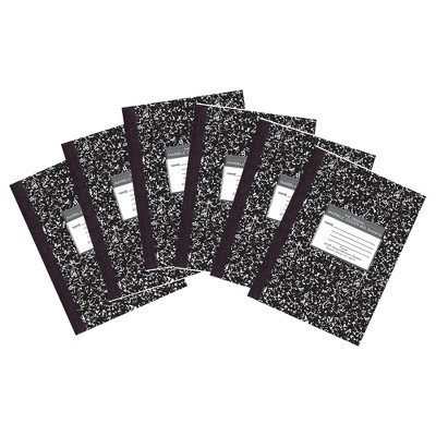Roaring Spring Signature Collection Composition Notebooks, 6 Pack, Hardcover, Unruled Premium Plain Paper, 80 Sheets, 10.25" x 7.88", USA | Target