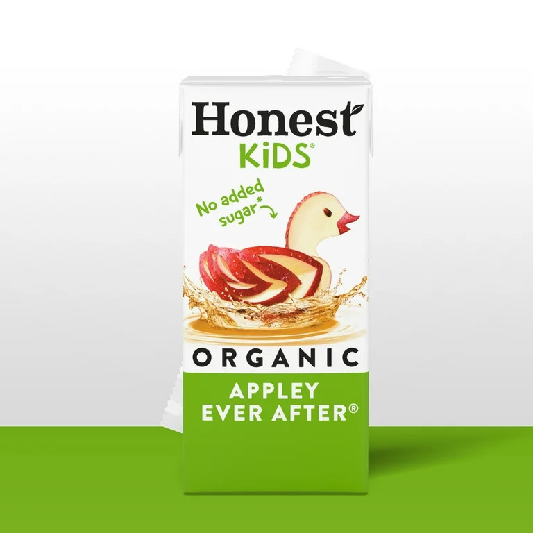 Honest Kids Organic Appley Ever After Fruit Juice, 6 fl oz, 8 Juice Boxes | Walmart (US)