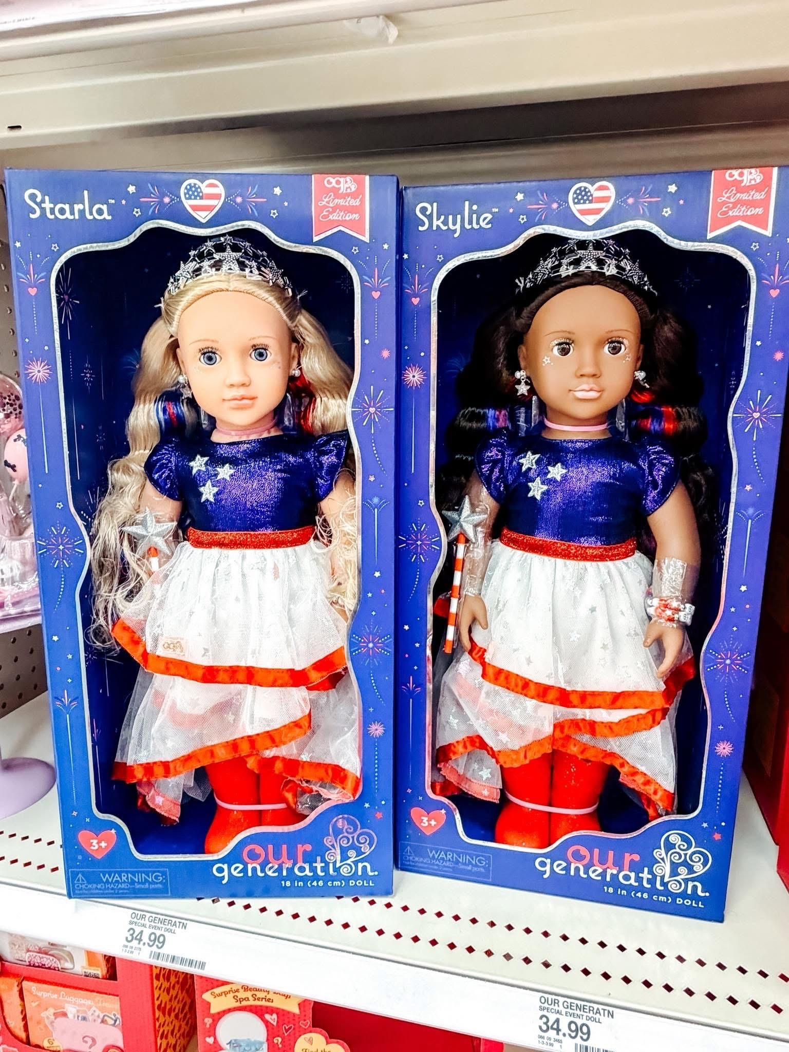 Target understood the assignment with these patriotic themed Our Generation dolls 🇺🇸✨ They are seriously gorgeous and perfect for summer playtime! ❤️🤍💙 

#TargetFinds #OurGeneration #PatrioticDecor #PatrioticStyle #DollCollection #TargetStyle #SummerFinds #ToyFinds #RedWhiteAndBlue #TargetKids

#LTKSeasonal #LTKKids