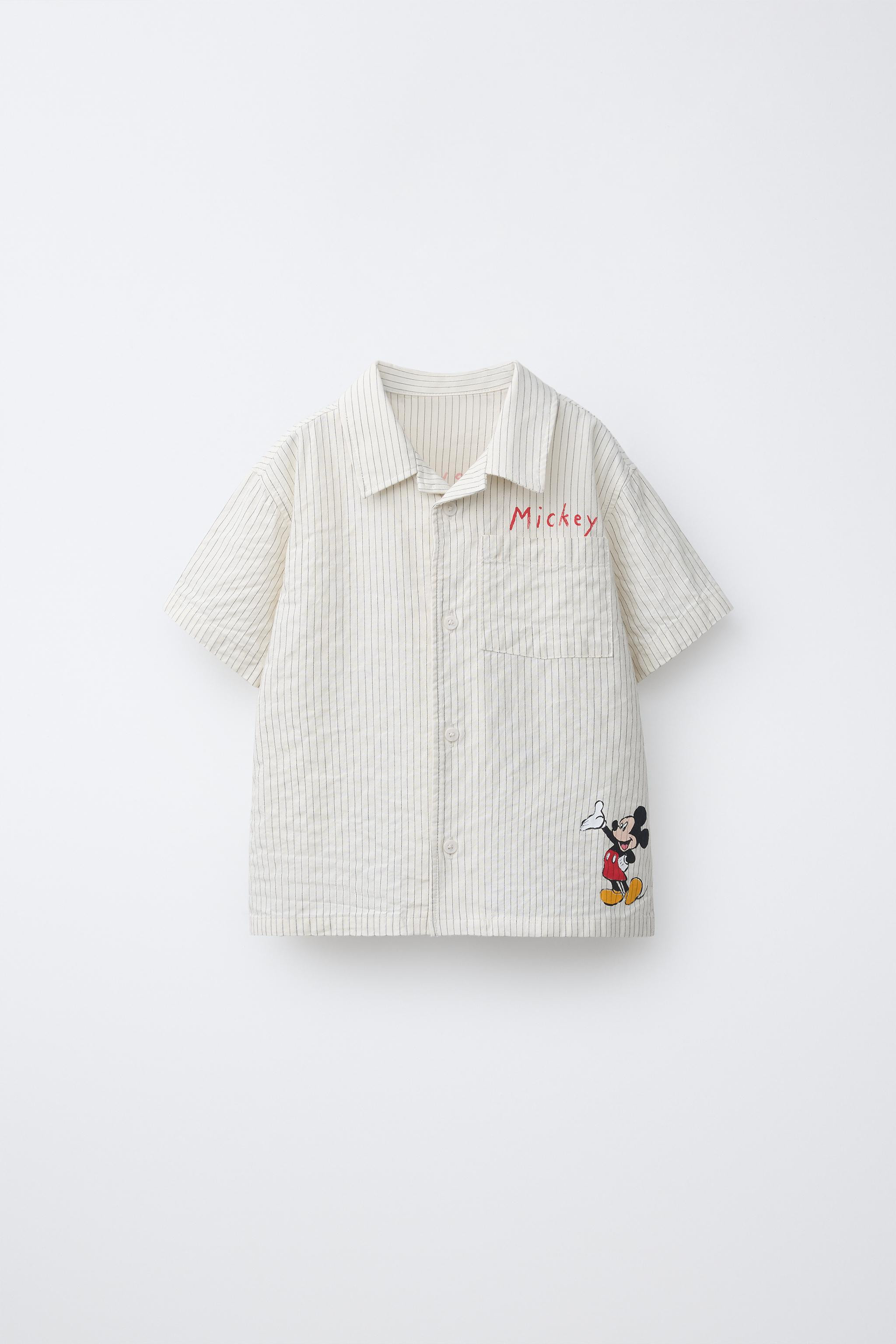 MICKEY MOUSE © DISNEY STRIPED SHIRT | Zara US