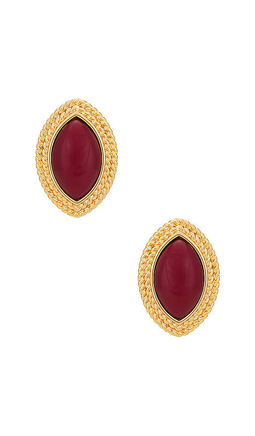 Heaven Mayhem Wine Earrings in Burgundy. | Revolve Clothing (Global)