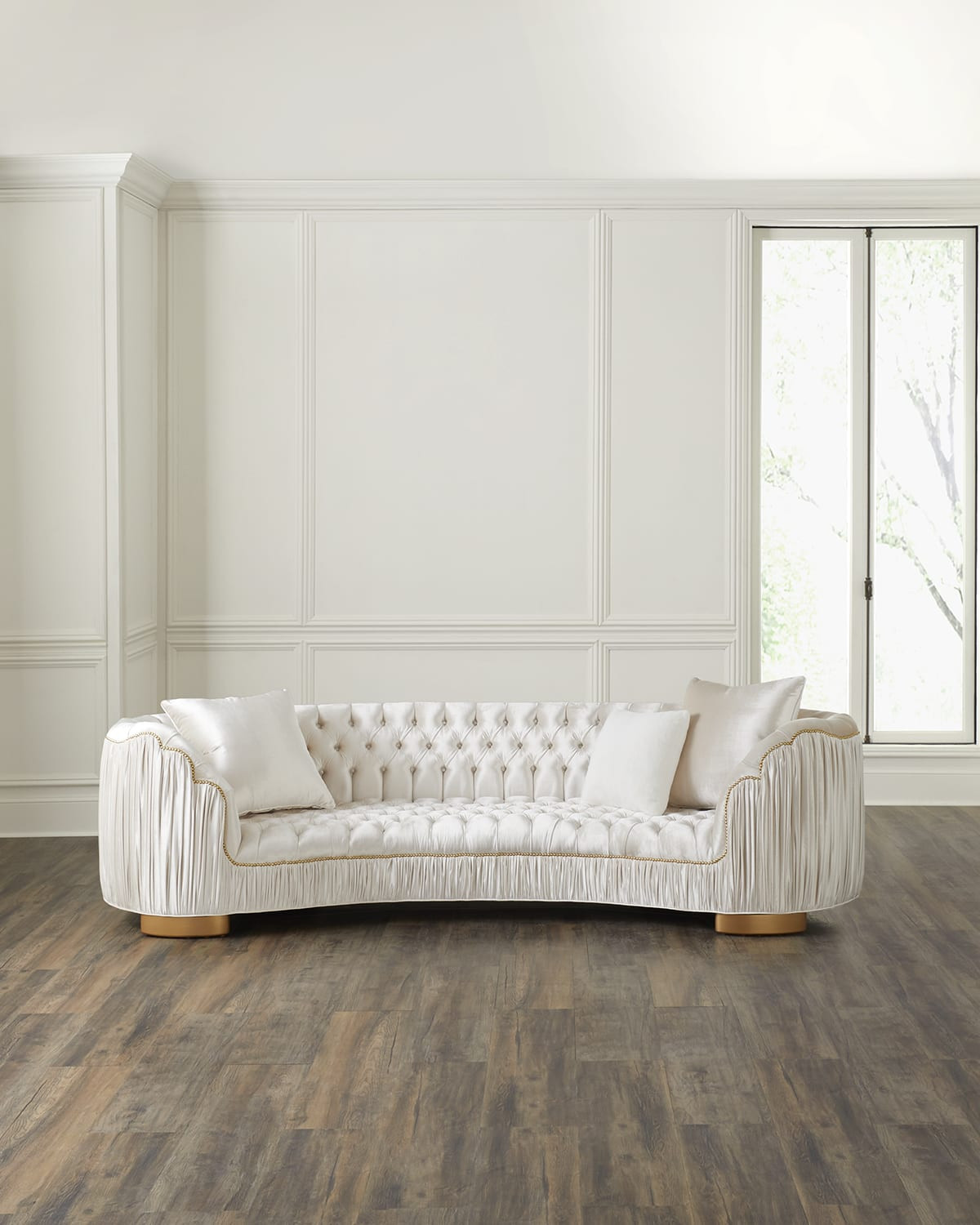 Emma Curved Sofa, 118.5 | Neiman Marcus