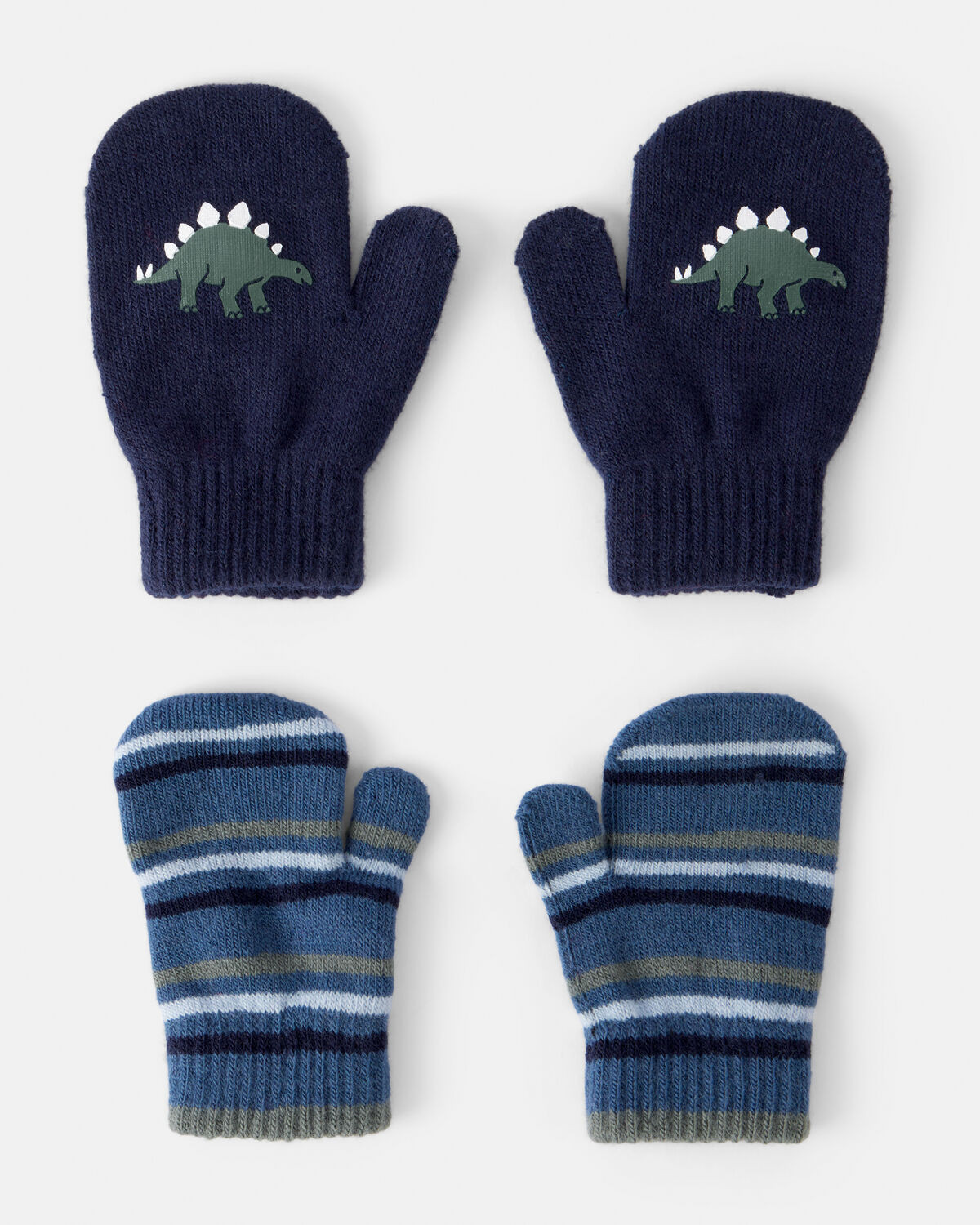 Toddler Boy 2-Pack Dinosaur Mittens - Blue | Carter's Inc