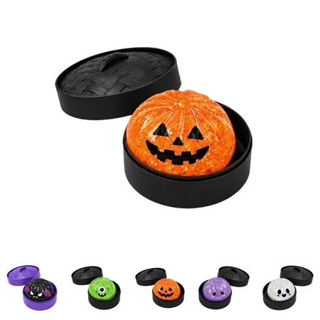 Halloween Ghost Dumpling Squishy, Ghost Monster Stretch Squeeze Toy with Steamer, Stress Relief Desk Fidget for Halloween Kids Party Gifts Orange | Walmart (US)