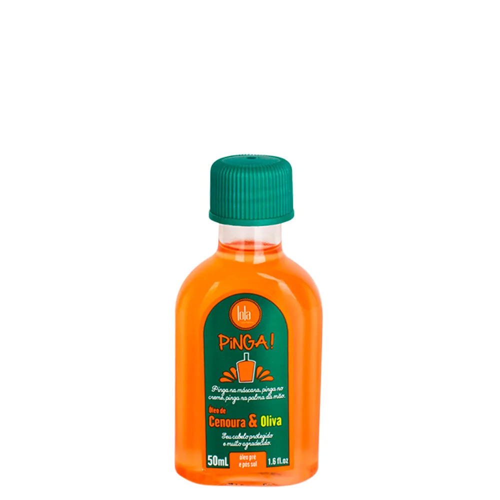 Óleo Capilar Lola Cosmetics Pinga! Cenoura & Oliva 50 ml | Amobeleza (BR)