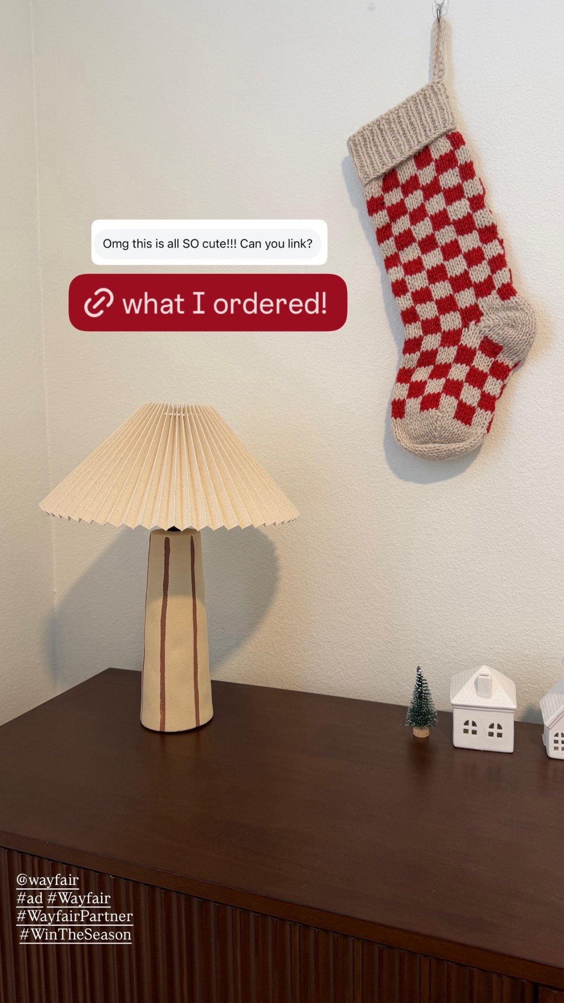 #ad reminder! Don’t foget any of those last minute finds you need ❤️🎄🧦@wayfair #Wayfair #WayfairPartner 

#LTKHoliday