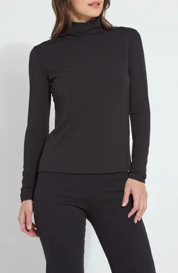 'Lyssentials Essential Long Sleeve Turtleneck Top | Nordstrom
