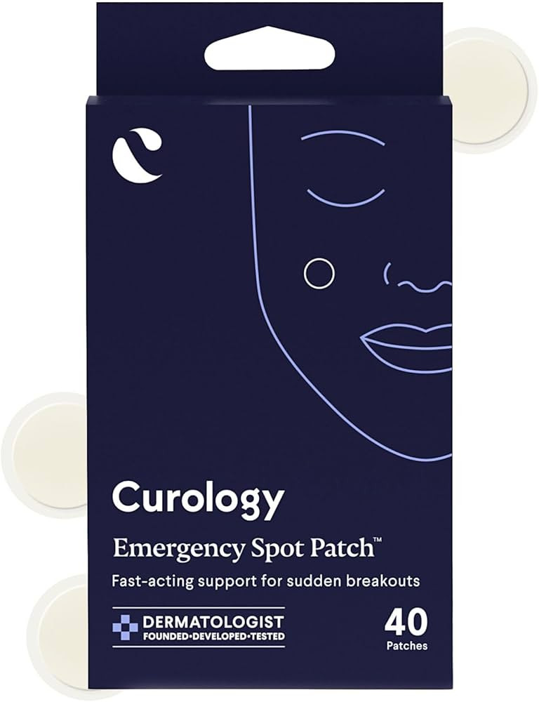 Curology Emergency Spot Pimple Patches for Face, Stocking Stuffer Gifts, Hydrocolloid Pimple Patc... | Amazon (US)