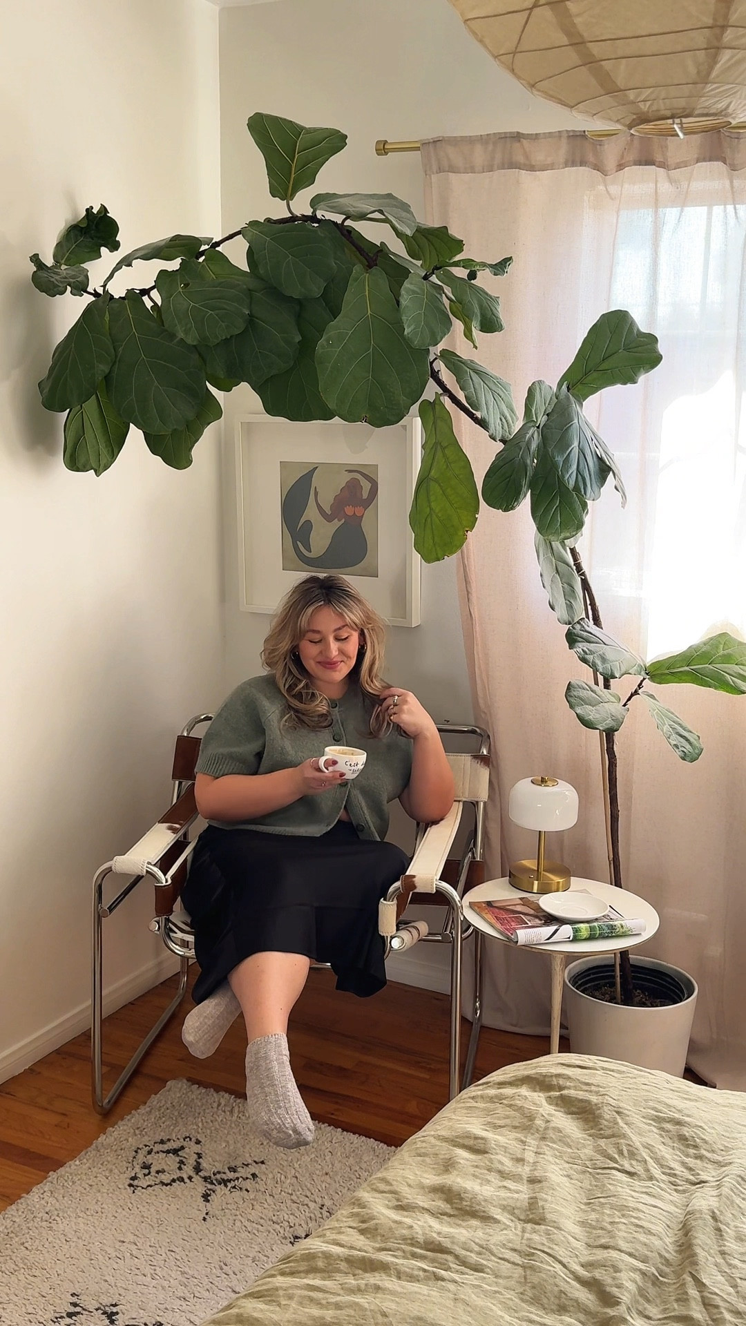 Cozy reading nook unlocked ✨ This little corner finally feels complete with the iconic Wassily chair from @manhattan.home.design. The lines, the shape — I’m obsessed. Now it’s officially my slow morning spot 🤍 Linked this chair and a few more faves on LTK! #ad #mcm #midcenturymodern #mcmfurniture #homedecor #apartmentdecor

#LTKHome