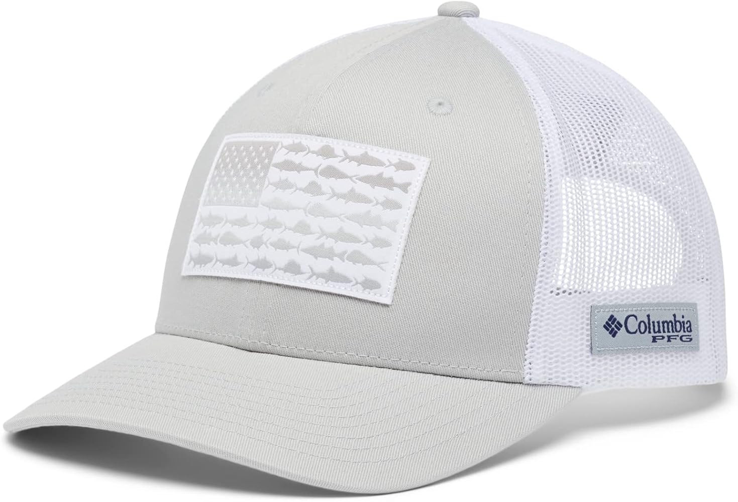 Amazon.com: Columbia Unisex PFG Fish Flag Mesh Snap Back - Low, Cool Grey/White, One Size : Sport... | Amazon (US)