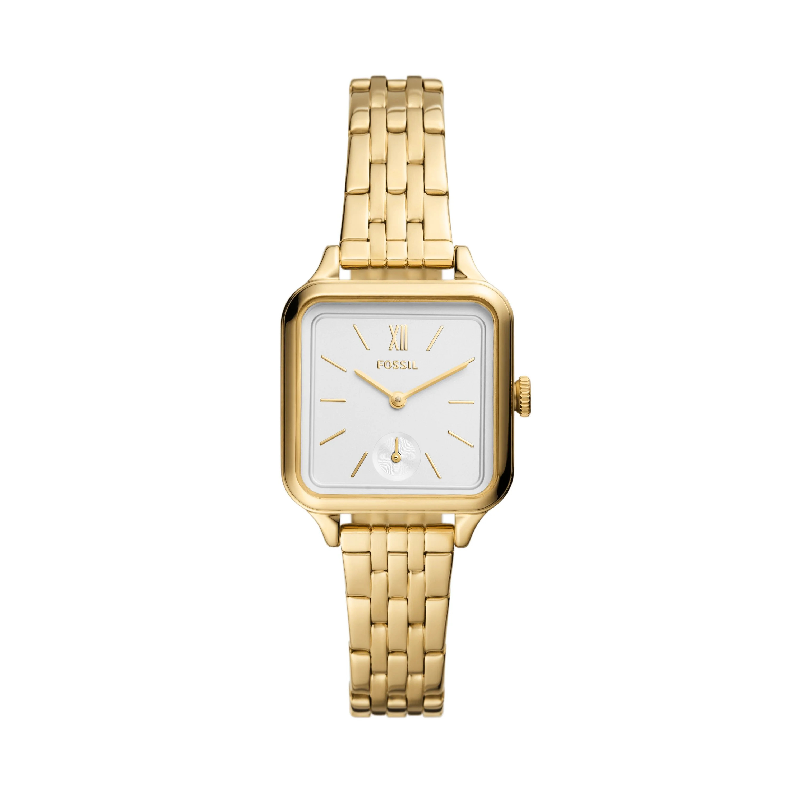 Fossil Women's Colleen Three-Hand, Gold-Tone Stainless Steel Watch | Shop Simon