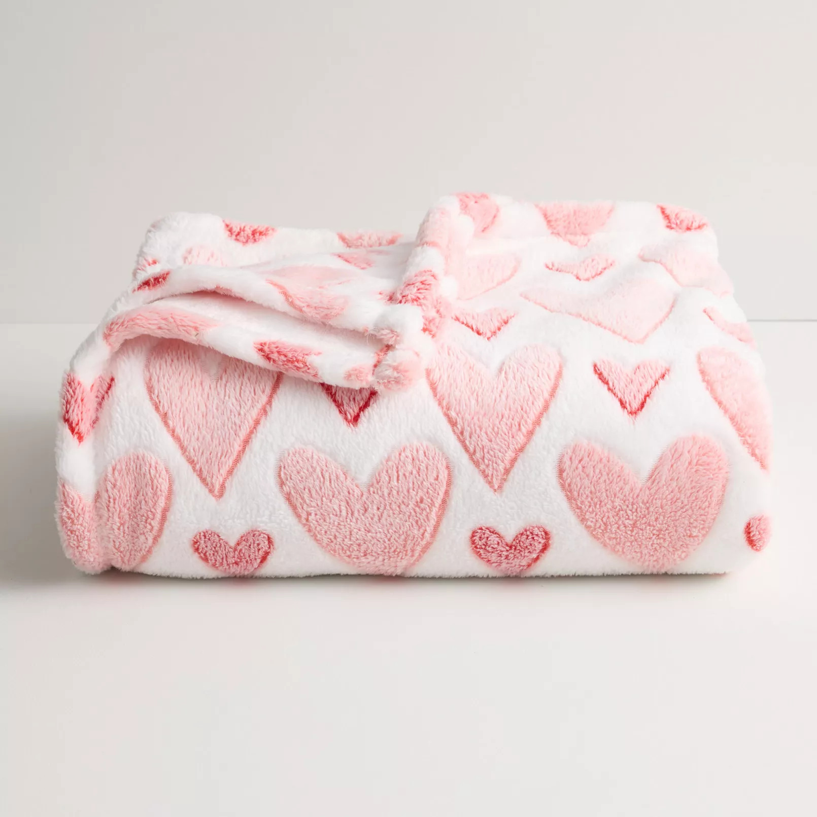 The Big One® Valentine's Day Hearts Oversized Supersoft Plush Throw | Kohl's