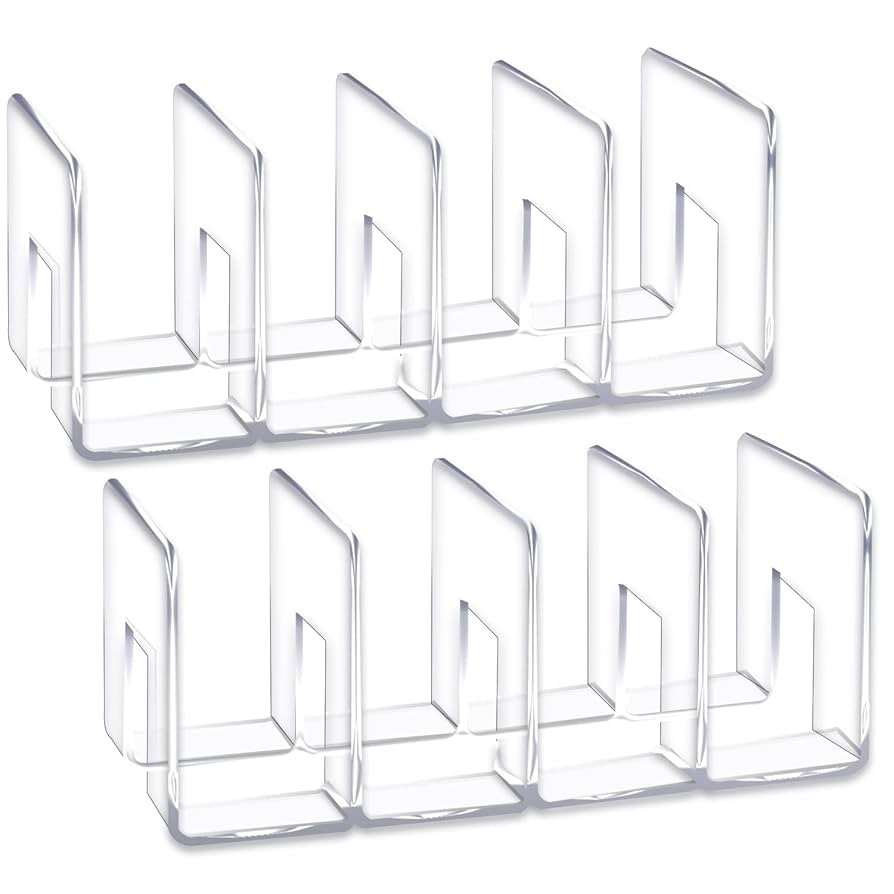 YAGELI Clear Acrylic Desk File Sorter Purse/Handbag Organizer Clutch Divider Mesh Folder Office S... | Amazon (US)