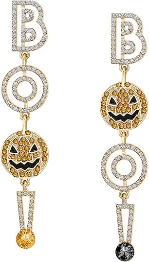 Halloween Earrings for Women Funny Halloween Teen Girl Gifts Pumpkin Stud Drop Spider Web Boo Got... | Amazon (US)