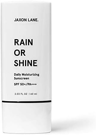 RAIN OR SHINE Anti Aging Face Sunscreen SPF 50 for Clear Skin w/Green Tea, Hyaluronic Acid, Vitam... | Amazon (US)