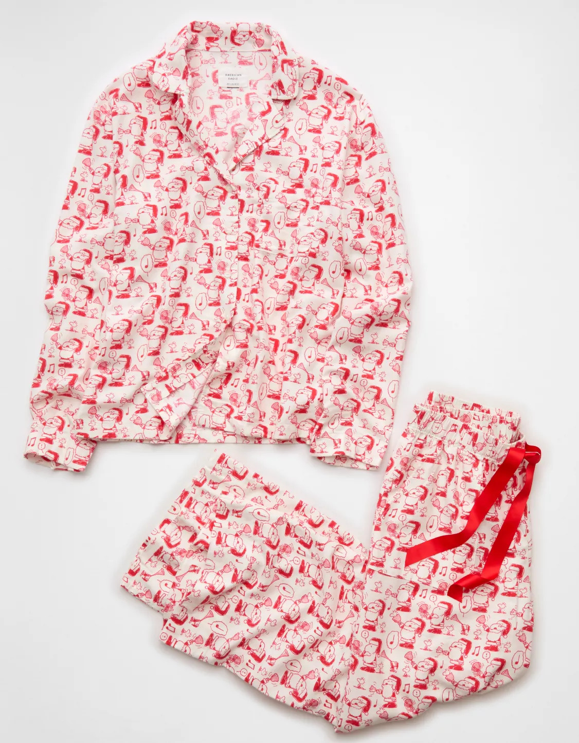 AE Snoopy Flannel PJ Set | American Eagle Outfitters (US & CA)