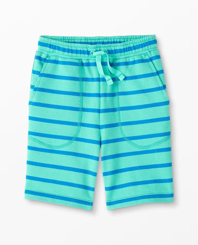 Striped Knit Shorts In French Terry | Hanna Andersson