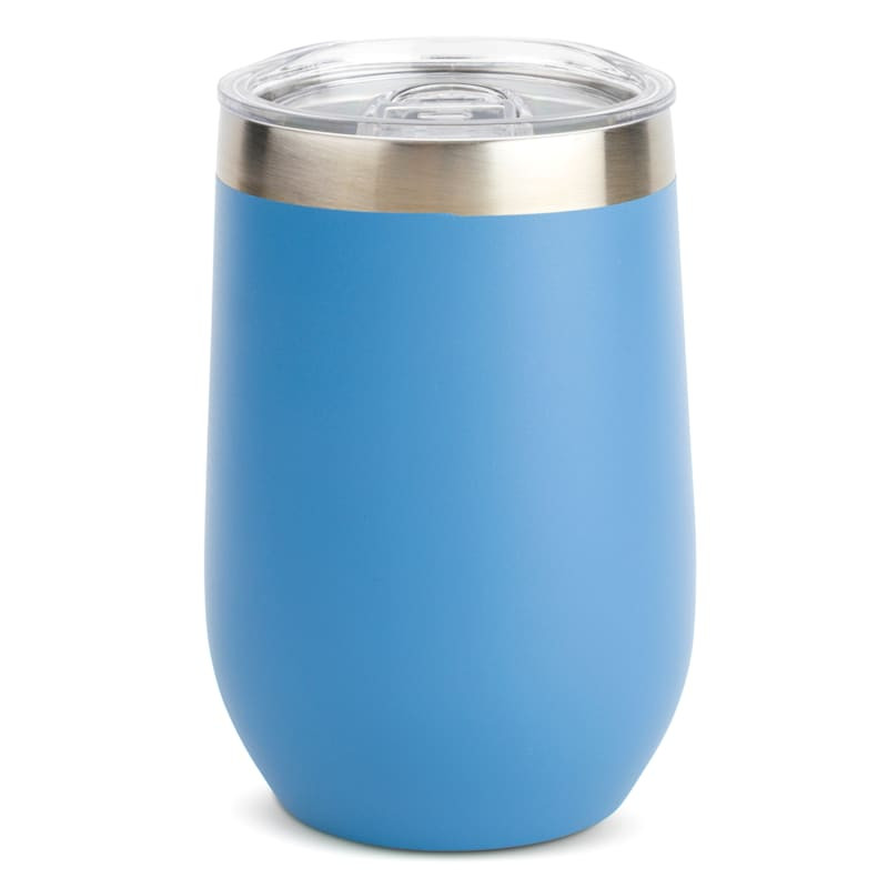 Dark Blue Wine Tumbler, 14oz | At Home