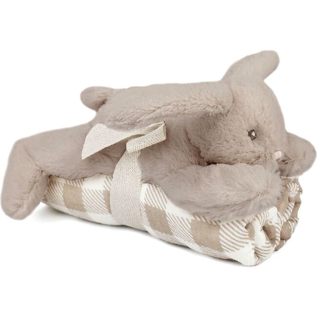 Blankie Bunny Gift Set, Tan | Maisonette