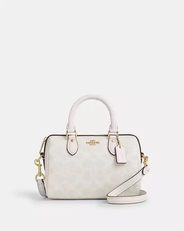 Mini Rowan Crossbody Bag In Signature CanvasRating4.8$159(52% off)Comparable Value$328Color: Gold... | Coach Outlet US