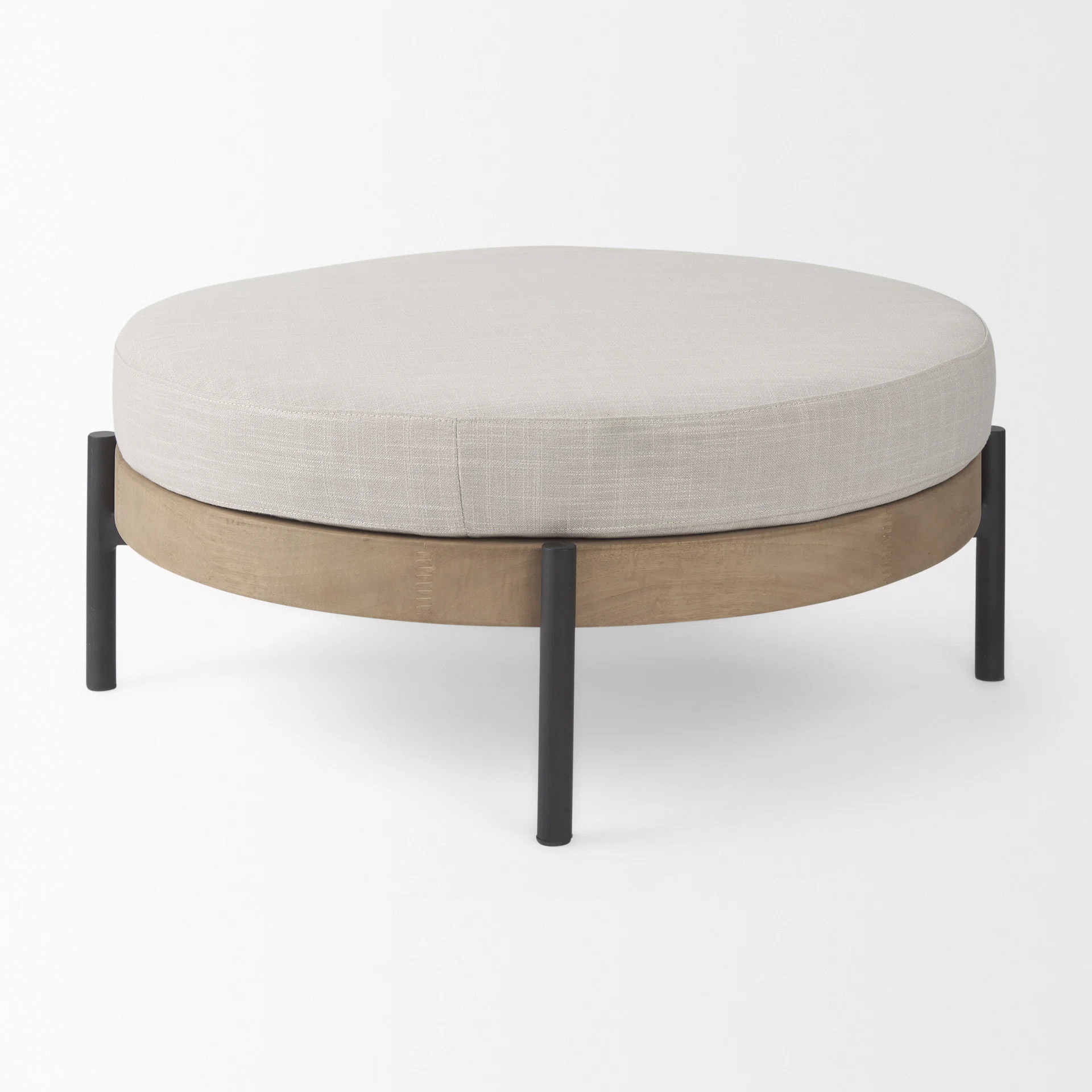 Birch Lane™ Savi 36.61" Wide Round Cocktail Ottoman | Wayfair | Wayfair North America
