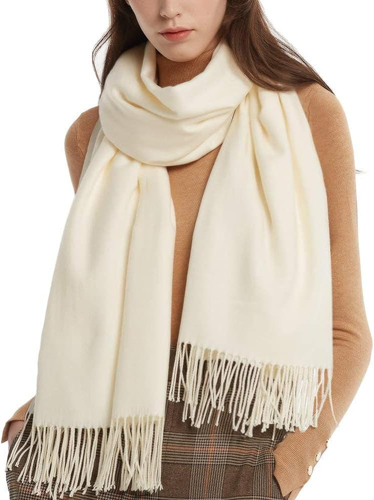 FURTALK Womens Winter Scarf Cashmere Feel Pashmina Shawl Wraps Soft Warm Blanket | Amazon (US)
