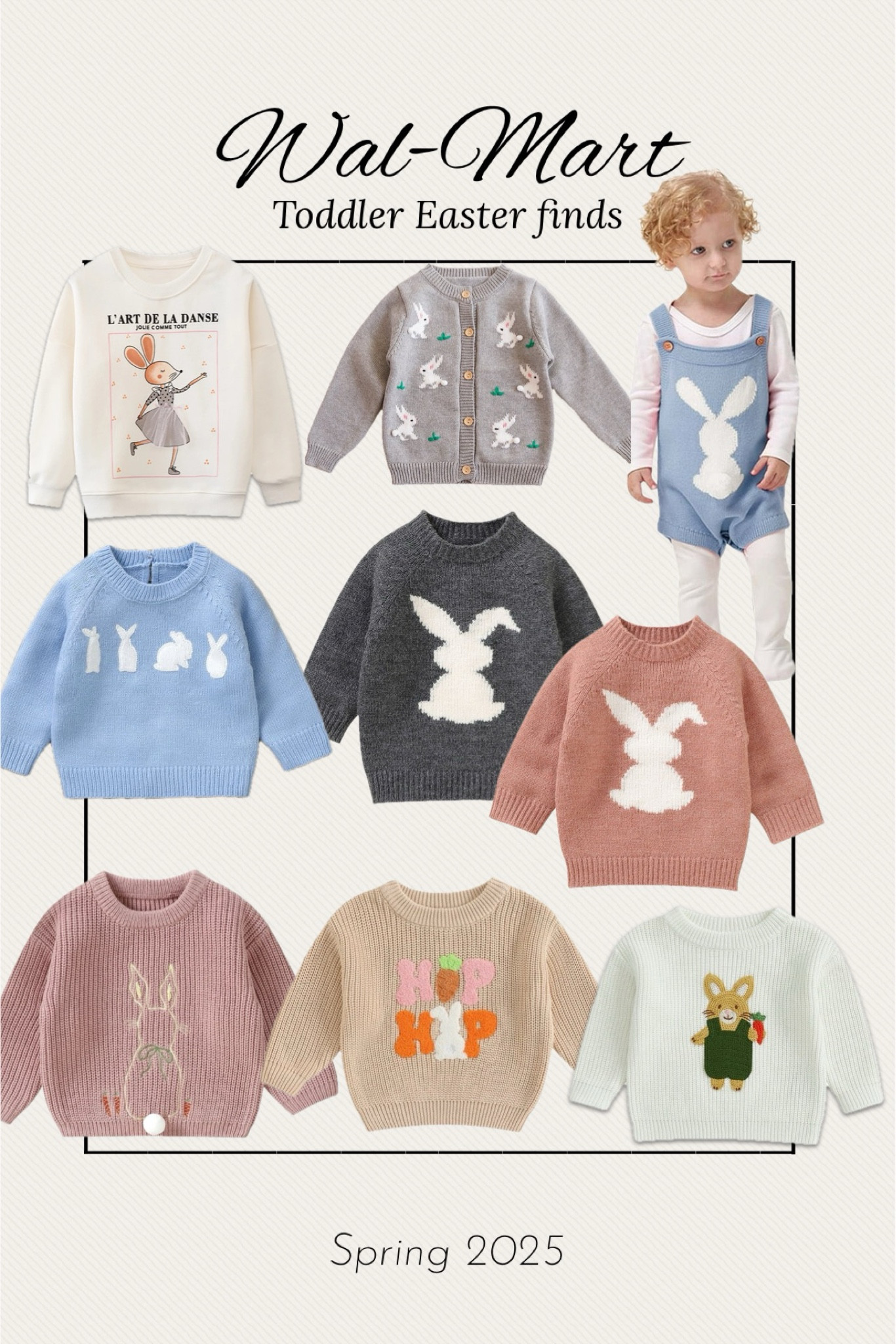 Wal-mart toddler boy: toddler girl Easter sweaters 

#LTKKids #LTKBaby #LTKSeasonal