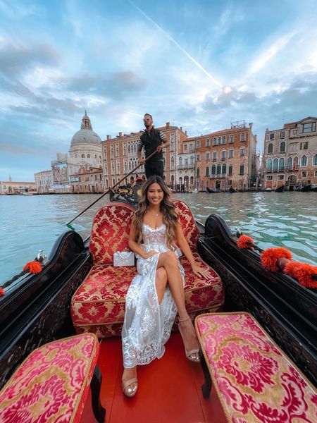 Venice Glam! I canal believe these gorgeous views in Italy!
White lace, nude heels, all white


#LTKtravel #LTKwedding #LTKunder100