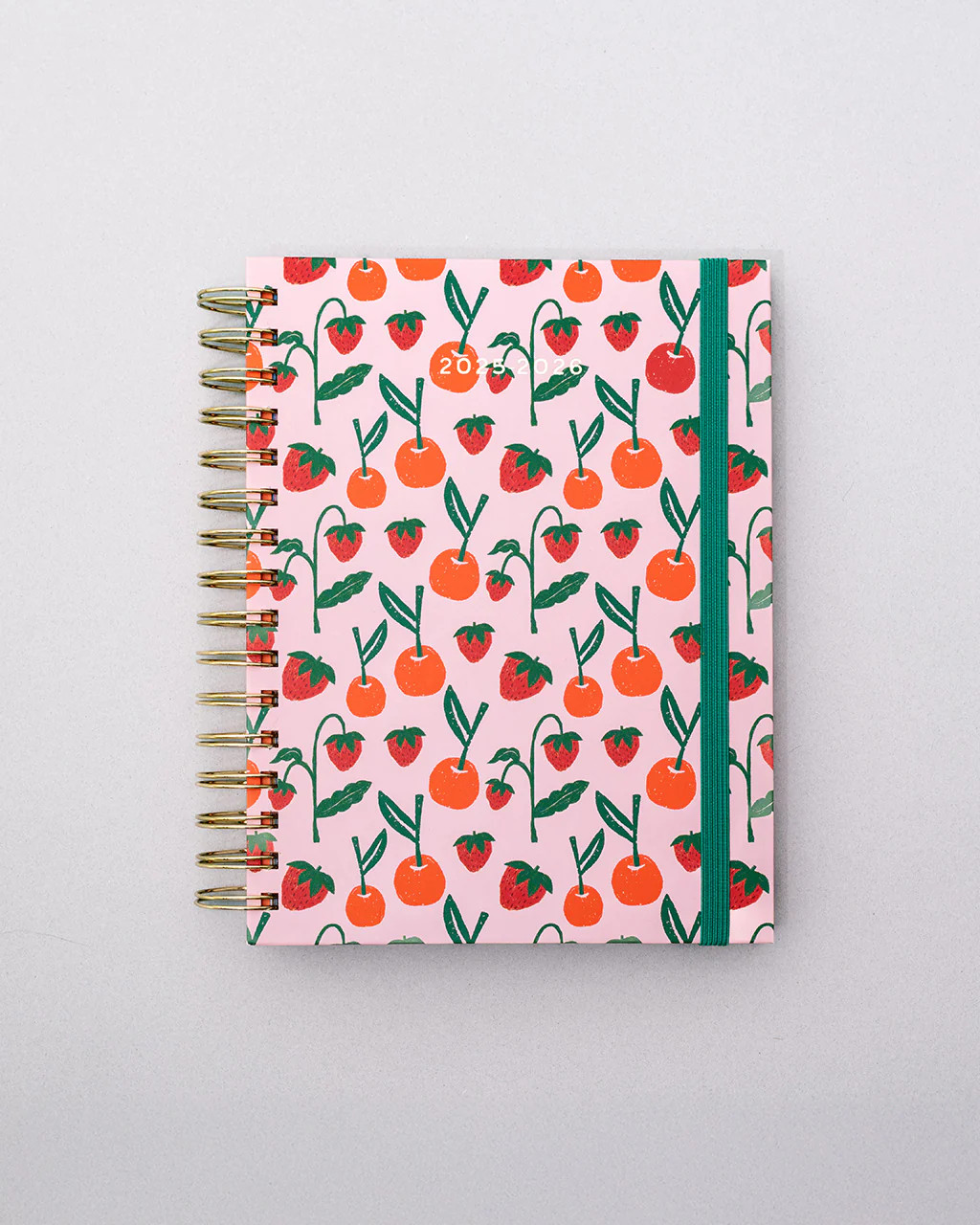 Medium 17-Month Academic Planner - Cherries & Strawberries | ban.do