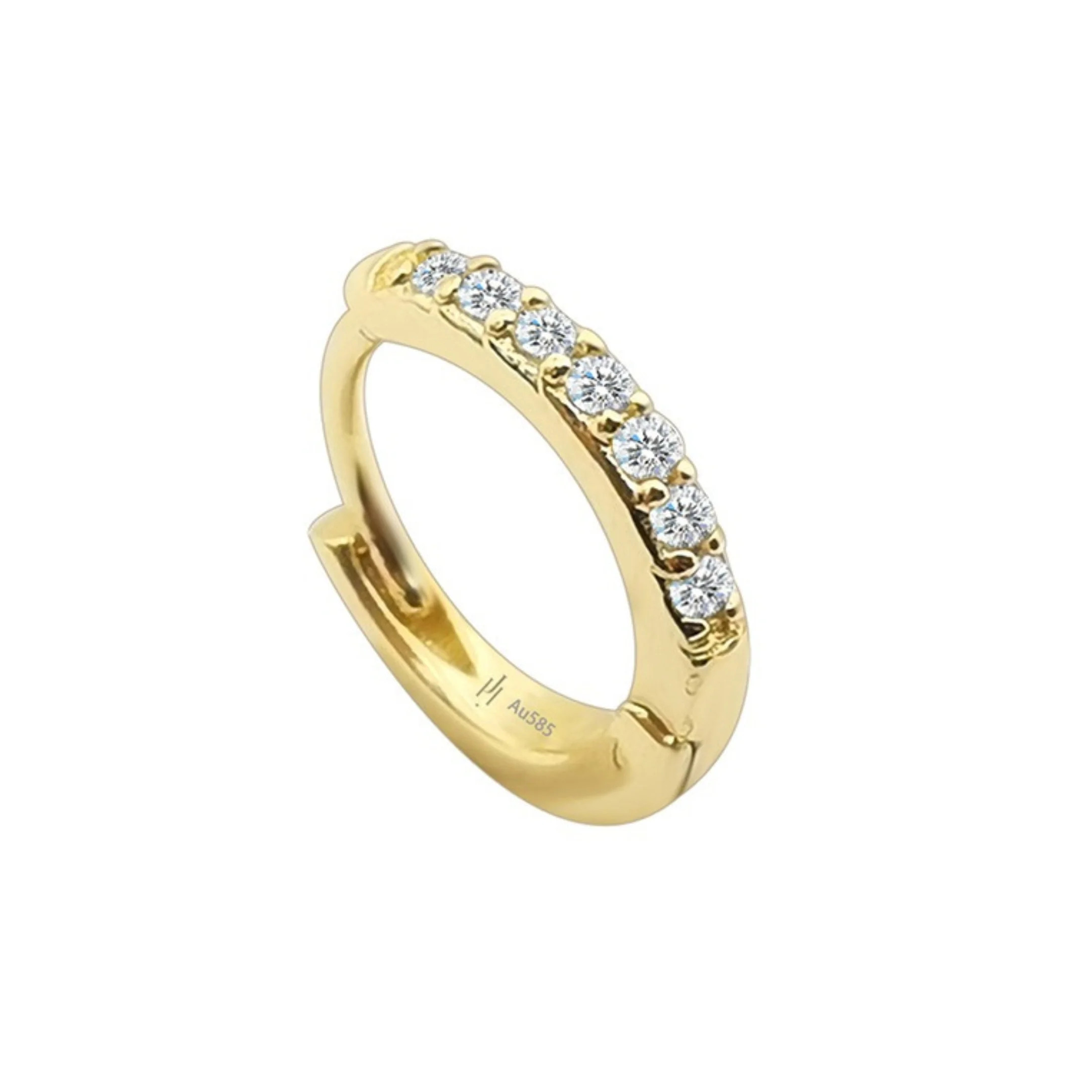 Single Bella Huggie | 14K | Jaz Hand Made (Global)
