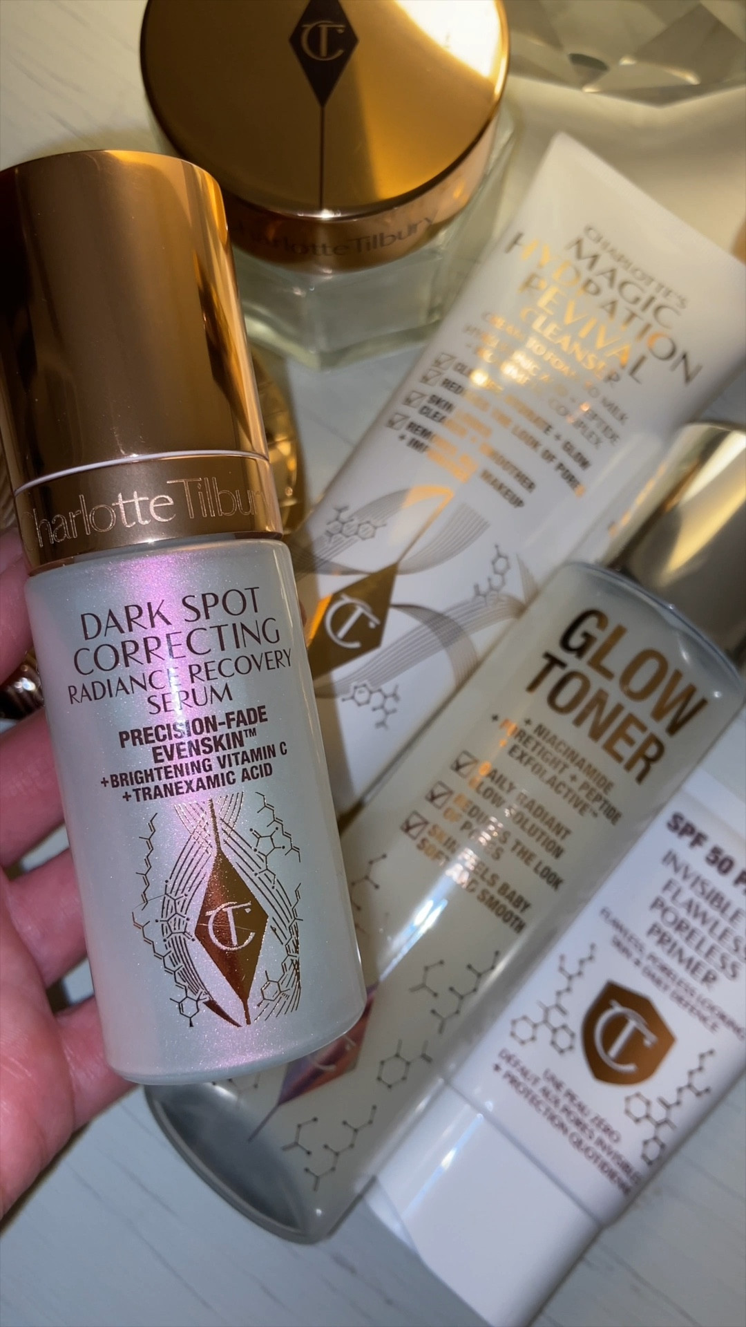 Use code CT-SOC2DCOKDFB for 15% off your first Charlotte Tilbury order! ✨ Sharing my Charlotte Tilbury glowy skincare party prep routine, hydrating, radiant, and perfect under makeup. I finish with the Airbrush Flawless Setting Spray to lock everything in and make sure my makeup lasts all night long. ✨🍸🧚🏻‍♀️

#LTKbeauty #LTKuk #LTKCyberWeek