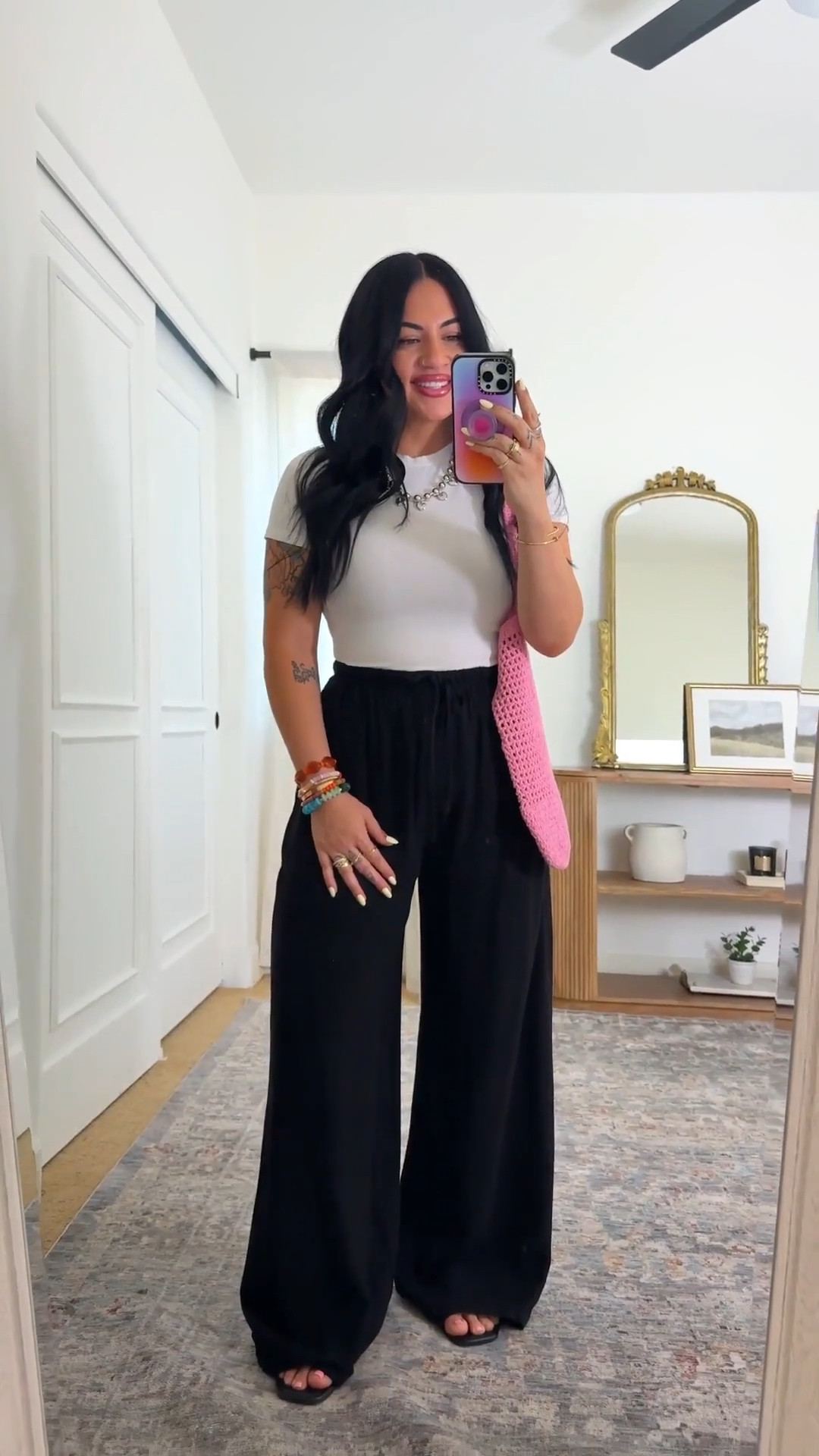 perfect summer outfit!

wearing a size large

sampeel beach pants, summer outfit, vacation outfit, beach outfit, palazzo pants, amazon fashion, midi pants, summer fashion, beach, vacation