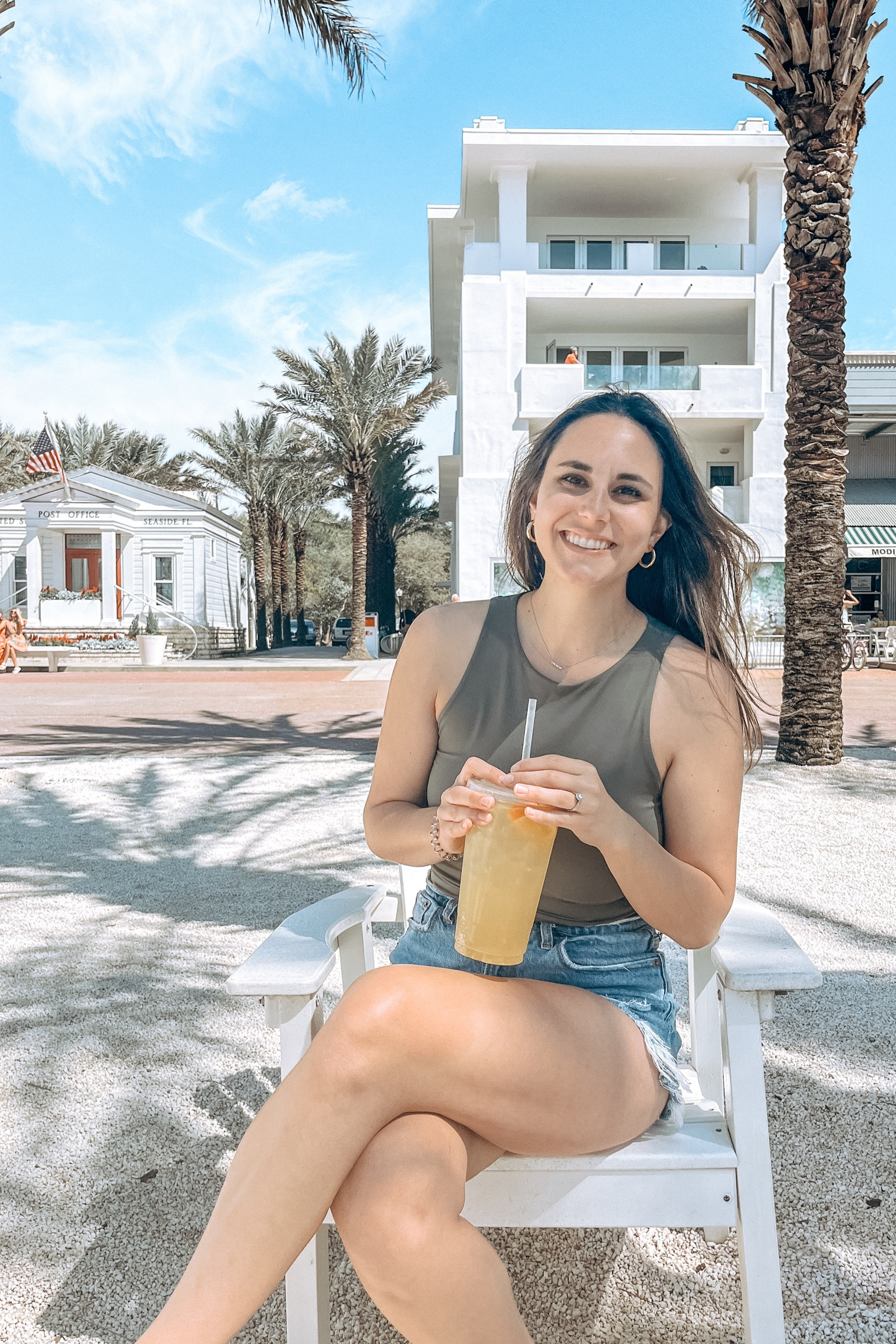 Today’s #beachoutfit ! Perfect for walking around or lounging outside. Everything fits TTS! Shorts will be on sale 3/8-3/11!

Top: small // Shorts: 27

#LTKSpringSale #LTKstyletip #LTKU