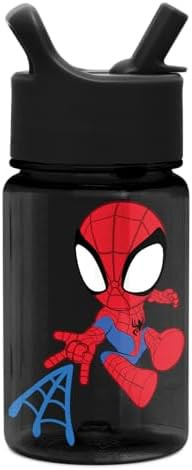 Simple Modern Marvel Spiderman Kids Water Bottle Plastic BPA-Free Tritan Cup with Leak Proof Stra... | Amazon (US)