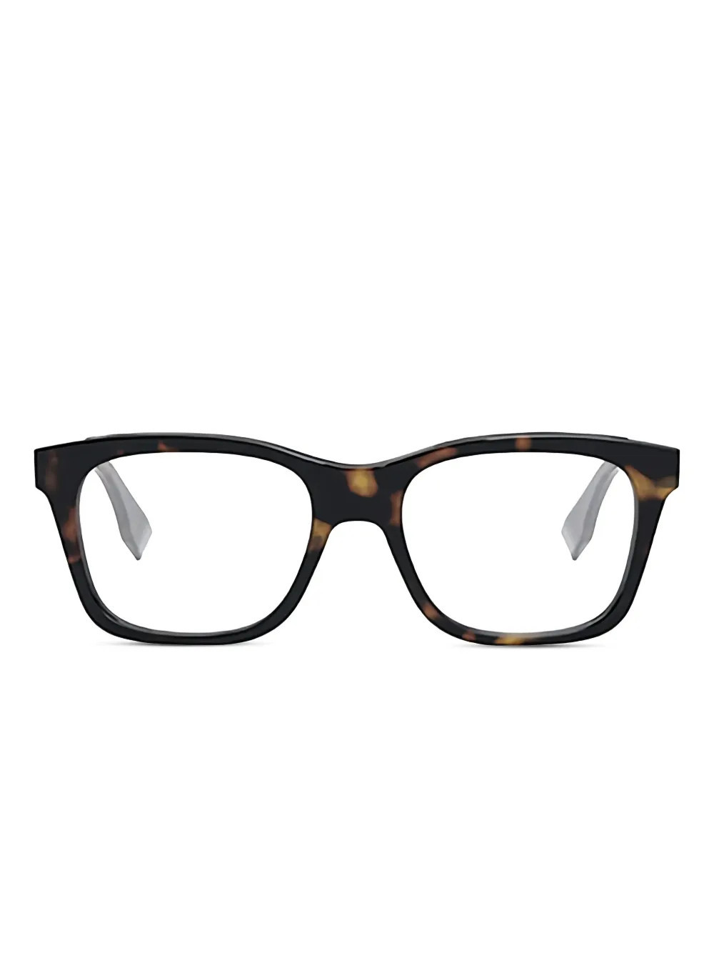 FENDI square-frame glasses - Brown | Farfetch Global